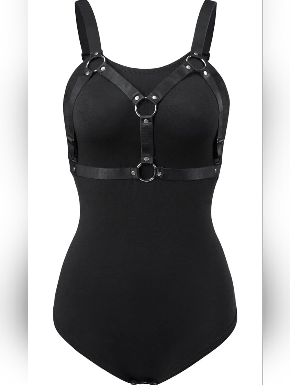 4X Adjustable Harness Bodysuit - Gothic Alternative Grunge